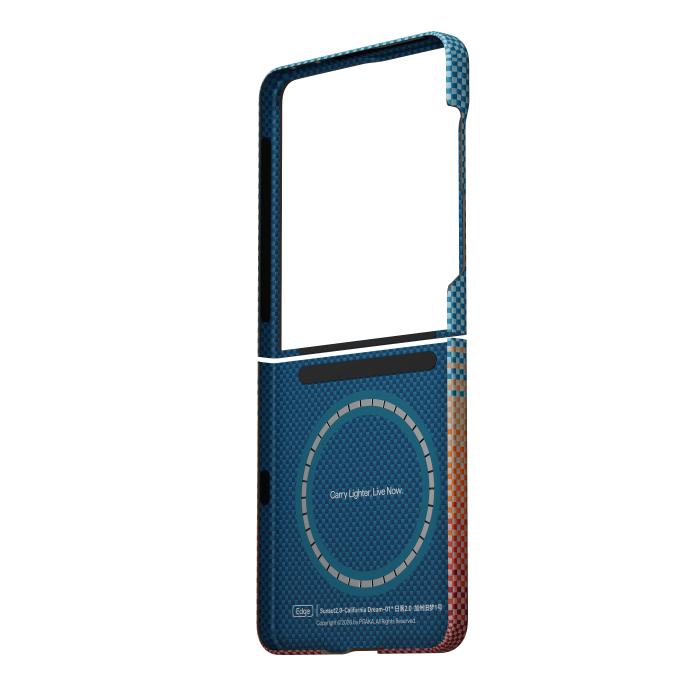 Husa Pitaka Samsung Z Flip8, Edge Case, MagSafe, Ultra Slim, 01* Open Highway, California Dream [3]