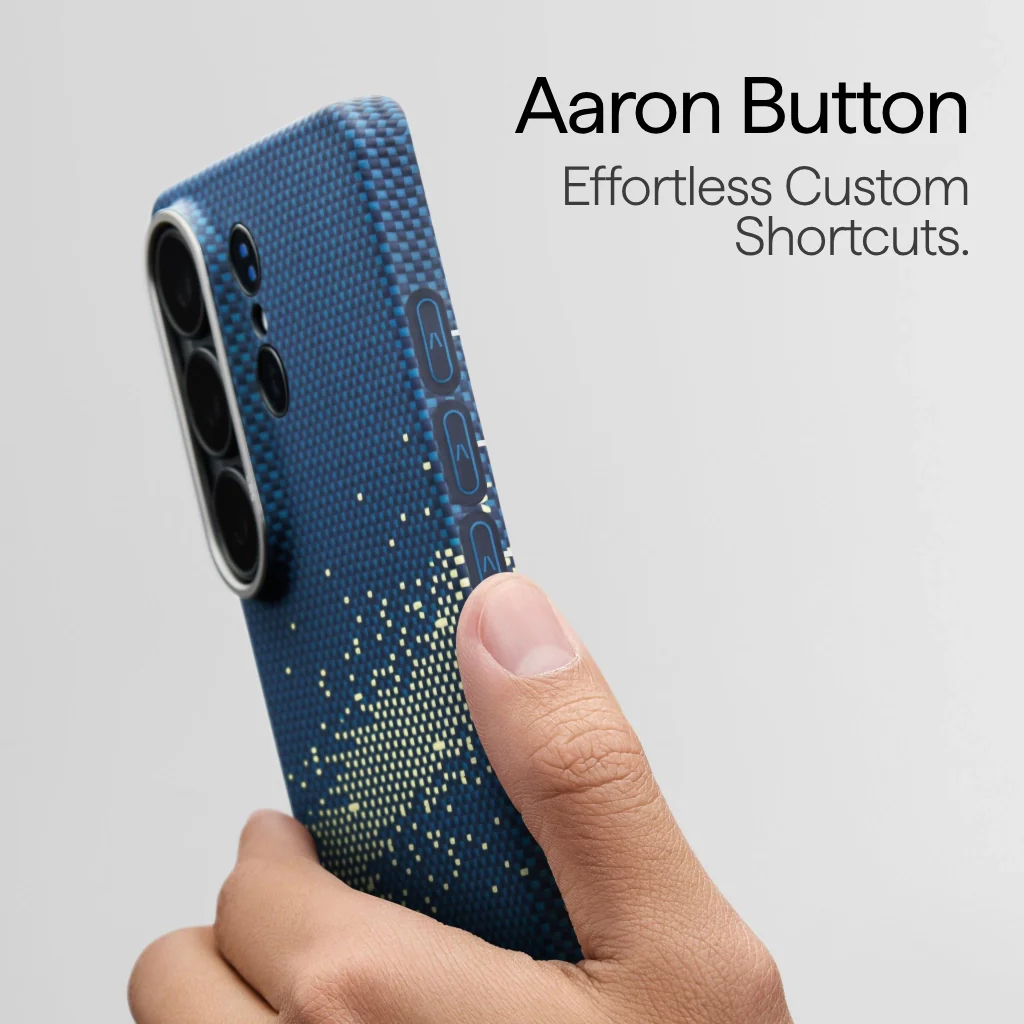 Husa Samsung S26 Ultra Pitaka StarPeak Milky Way Galaxy, Edge Case, Aaron Button, MagSafe, Aramida [6]