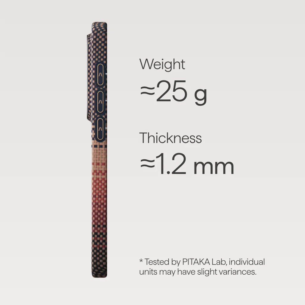 Husa Samsung S26 Plus Pitaka Sunset, Edge Case, Aaron Button, MagSafe, Aramida [4]