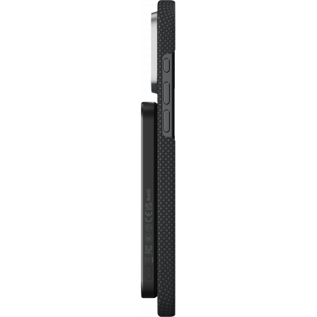 Baterie Externa Magnetica PITAKA, Magsafe, Design Ultra Subtire, 15W Wireless, 5000mAh, Negru/Gri [5]