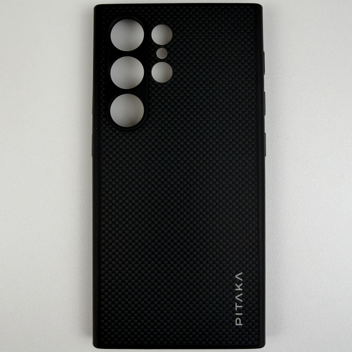 [Outlet] Husa MagEZ Pro 4 PinButton Pitaka , Aramida Galaxy S24 Ultra Negru/Gri MagSafe [2]