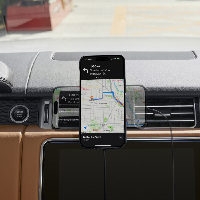Suport Magnetic cu Incarcare Wireless MagEZ Car Mount Pro 2 Qi2, MagSafe cu fixare în grila de aerisire [12]