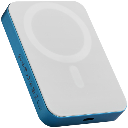 Baterie Externa Magnetica PITAKA, Magsafe, Design Ultra Subtire, 15W Wireless, 10000mAh, Moonrise [1]