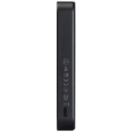 Baterie Externa Magnetica PITAKA, Magsafe, Design Ultra Subtire, 15W Wireless, 10000mAh, Negru/Gri [5]