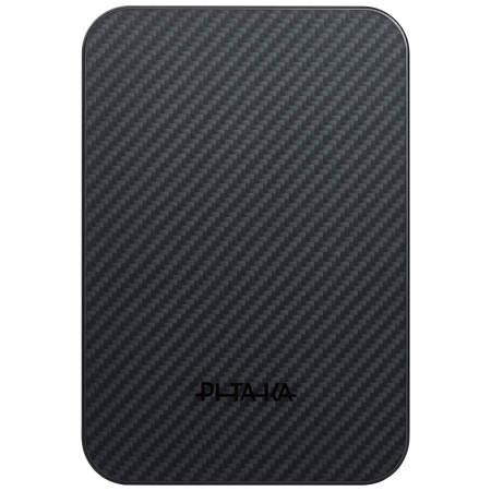 Baterie Externa Magnetica PITAKA, Magsafe, Design Ultra Subtire, 15W Wireless, 10000mAh, Negru/Gri [3]