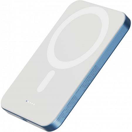 Baterie Externa Magnetica PITAKA, Magsafe, Design Ultra Subtire, 15W Wireless, 5000mAh, Moonrise [7]