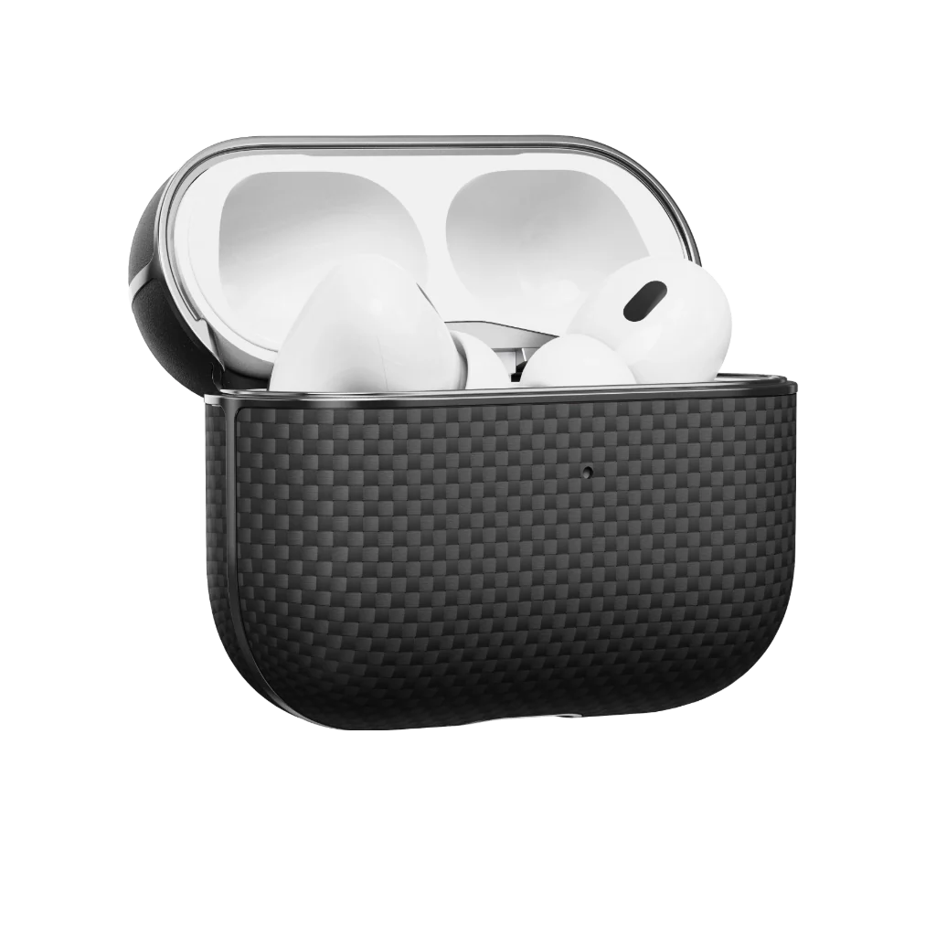 Apple Watch/Airpods/Card Sleeve - Carcasa MagEZ pentru AirPods Pro/Pro 2, Negru/Gri