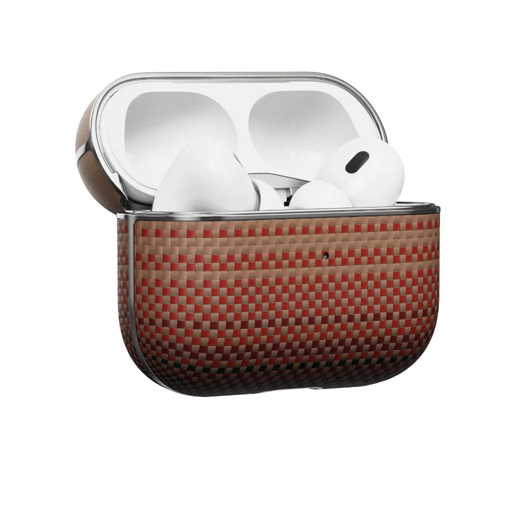 Apple Watch/Airpods/Card Sleeve - Carcasa MagEZ Sunset pentru AirPods Pro/Pro 2, Maro