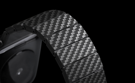 Curea din Fibra de Carbon Apple Watch seriile 1-11, SE3/SE / Ultra 3 /Ultra 2 / Ultra , 38/40/41/42/44/45/49 mm Modern [8]