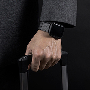 Curea din Fibra de Carbon Apple Watch seriile 1-11, SE3/SE / Ultra 3 /Ultra 2 / Ultra , 38/40/41/42/44/45/49 mm Modern [2]