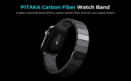 Curea din Fibra de Carbon Apple Watch seriile 1-11, SE3/SE / Ultra 3 /Ultra 2 / Ultra , 38/40/41/42/44/45/49 mm Modern [7]