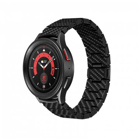 Outlet - [OUTLET] Curea din Fibra de Carbon pentru Samsung Galaxy Watch5, Watch5 Pro, Watch6, Watch6 Classic, Watch7 40/42/44/45/46/47mm