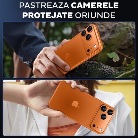 Folie de camera completa pentru iPhone 17 Pro - Cosmic Orange/Portocaliu [6]