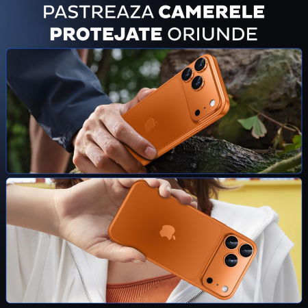 Folie de camera completa pentru iPhone 17 Pro Max - Cosmic Orange/Portocaliu [6]