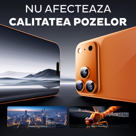 Folie de camera completa pentru iPhone 17 Pro - Cosmic Orange/Portocaliu [2]
