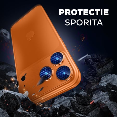 Folie de camera completa pentru iPhone 17 Pro Max - Cosmic Orange/Portocaliu [7]