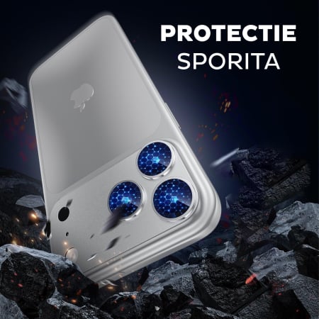 Folie de camera completa pentru iPhone 17 Pro - Argintiu/Silver [2]