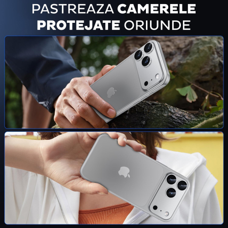 Folie de camera completa pentru iPhone 17 Pro - Argintiu/Silver [3]