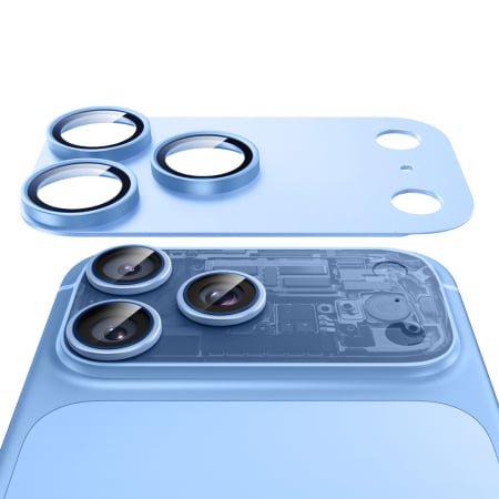 Accesorii - Folie de camera iPhone 18 Pro Max Armorite® Pro Camera Lens Protector (Completa), Glacier