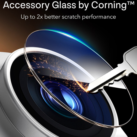 Folie de camera iPhone 18 Pro Armorite® Pro Camera Lens Protector (Completa), Silver [6]