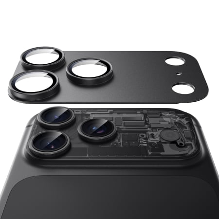 Apple - Folie de camera iPhone 18 Pro Armorite® Pro Camera Lens Protector (Completa), Black
