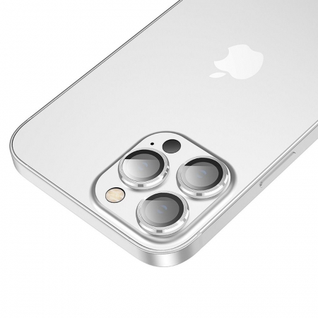 Folie de camera pentru iPhone 13 Pro Max - Argintiu [2]