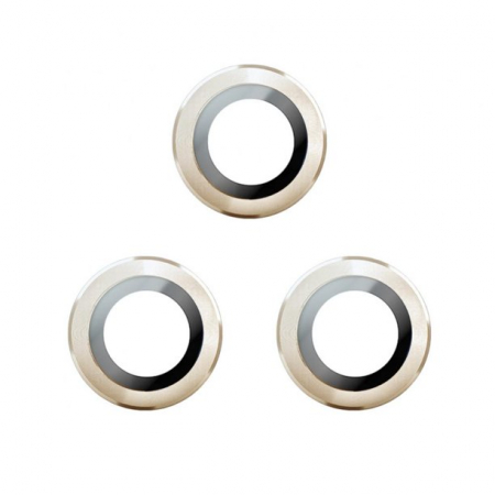 Folie de camera pentru iPhone 14 Pro Max - Gold [4]