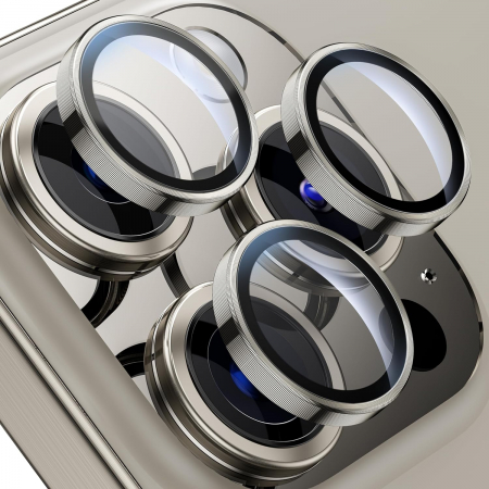 Apple - Folie de camera pentru iPhone 15 Pro - Gri, Natural Titanium