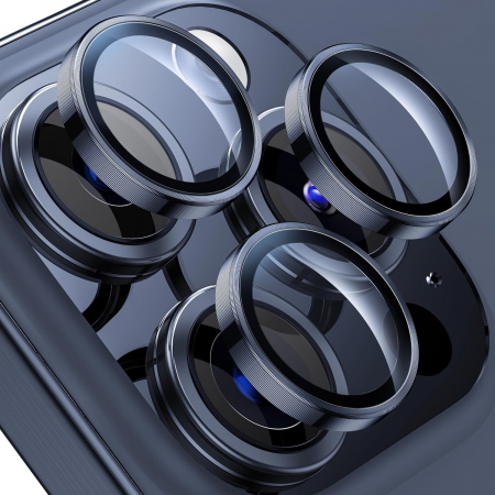Apple - Folie de camera pentru iPhone 15 Pro - Albastru