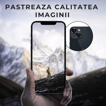 Folie de camera pentru iPhone 14 - Negru [5]
