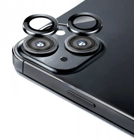 Folie de camera pentru iPhone 15 - Negru [3]