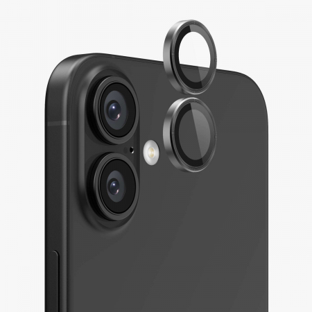 Folii camera - Folie de camera pentru iPhone 16 Plus - Negru
