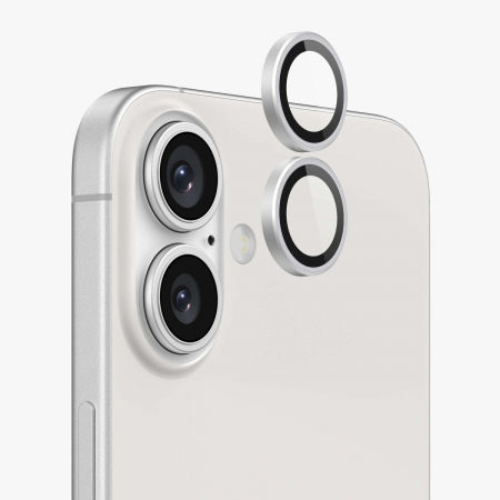 Folii camera - Folie de camera pentru iPhone 16 - Alb