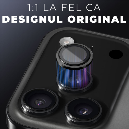 Folie de camera pentru iPhone 17 Pro/17 Pro Max - Black Titanium [1]