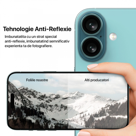 Folie de camera pentru iPhone 16 - Teal [1]