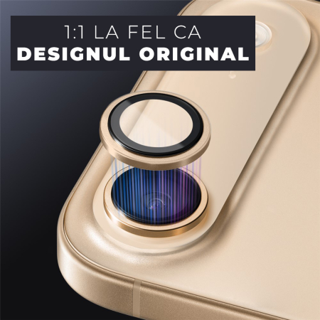 Folie de camera pentru iPhone 17 Air - Gold [1]
