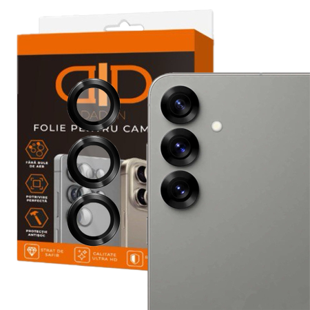 Folie de camera pentru Samsung Galaxy S25 -  Negru [4]