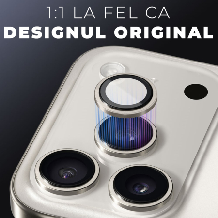 Folie de camera pentru iPhone 17 Pro/17 Pro Max - Gray Titanium [1]