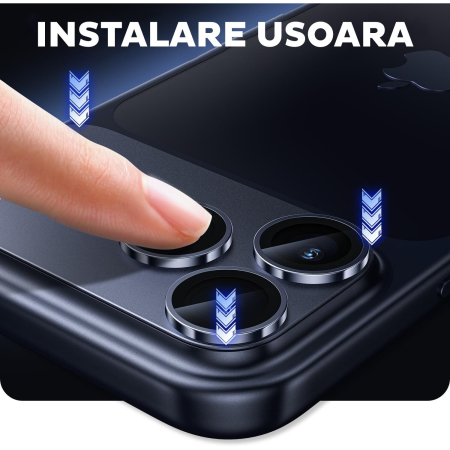 Folie de camera completa pentru iPhone 17 Pro - Deep Blue/Albastru [6]