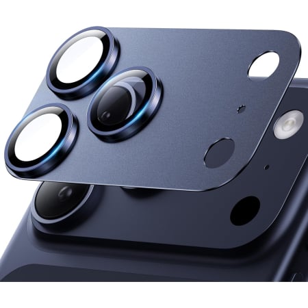 Folii camera - Folie de camera completa pentru iPhone 17 Pro - Deep Blue/Albastru