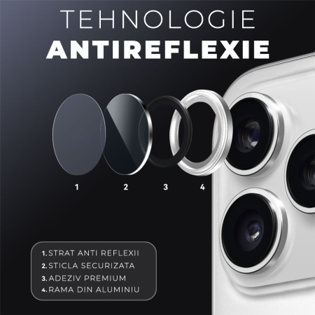 Folie de camera pentru iPhone 17 Pro/17 Pro Max - Silver [3]