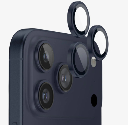 Accesorii - Folie de camera pentru iPhone 17 Pro/17 Pro Max - Albastru