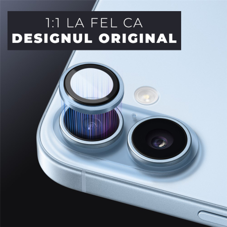 Folie de camera pentru iPhone 17 - Albastru Deschis [1]