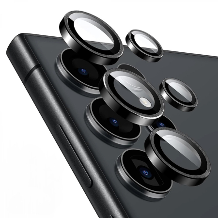 Folii camera - Folie de camera pentru Samsung Galaxy S25 Ultra- Negru