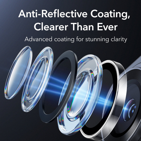 Folie de camera Samsung Galaxy S26 Ultra, ESR Armorite, Transparent [4]