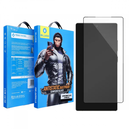 Samsung - Folie de sticla Blueo pentru Samsung S25 Ultra, Protectie oleofobica, Slim, Full Glue