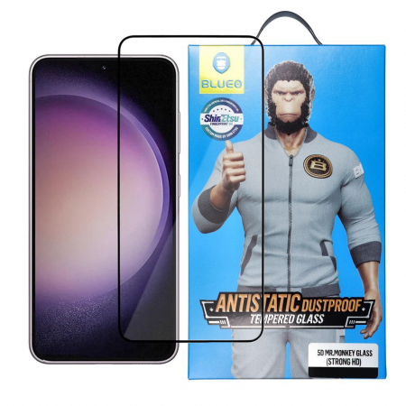 Samsung - Folie de sticla Blueo pentru Samsung S24 Plus, Protectie oleofobica, Slim, Full Glue