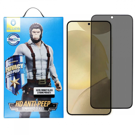 Samsung - Folie de sticla Blueo Privacy pentru Samsung S25, Protectie oleofobica, Slim, Full Glue