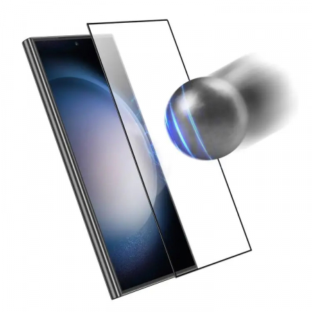 Folie de sticla pentru Samsung S24 Ultra, Protectie oleofobica, Full Glue [4]