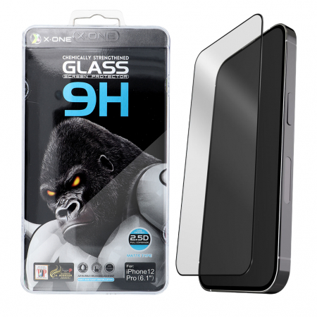 Apple - Folie de sticla matte X-One pentru iPhone 16 / 17 Pro Max din sticla securizata, Protectie oleofobica, Full Glue, 2.5D